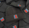 10x Rubber Patch Engineered knit ribbed beanie