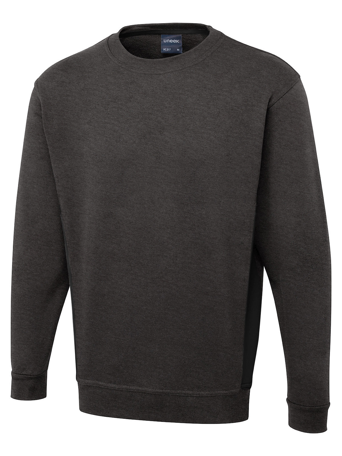 Two Tone Crew Sweatshirt Uneek UC217